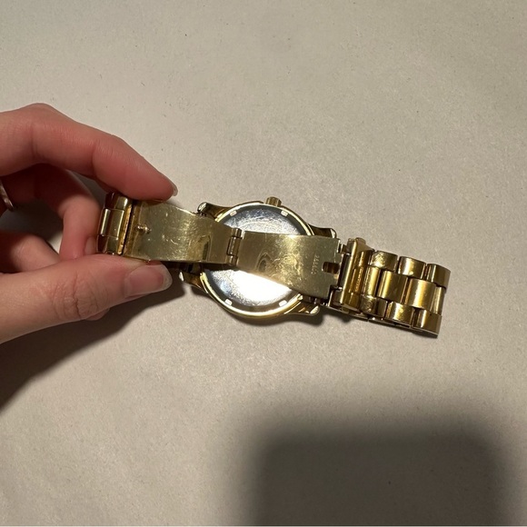 MICHAEL KORS "JET SET RUNWAY" MK5160 stainless steel GOLD COLORED WATCH - Picture 11 of 14